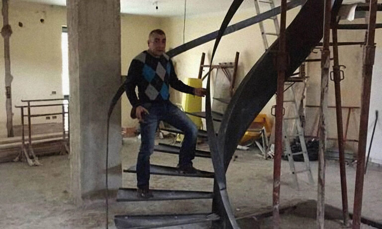 Scala realizzata per la famiglia Scagliola ad Imperia